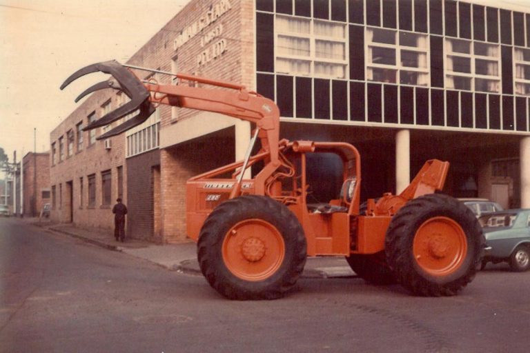 Timberjack Skidder/Loader Outside Barkly Street Brunswick Office