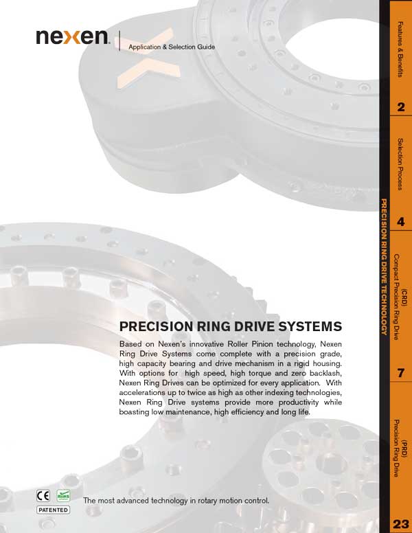 Nexen Precisions Ring Drive Systems 21603